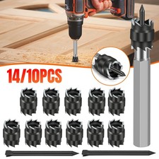 14/10x 3/8" Double Sided Spot Weld Cutter Remover Drill Bit Welder Cut Tool Kit