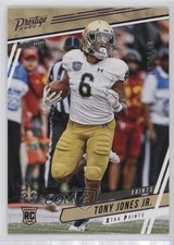 2020 Panini Prestige Rookies Xtra Points Purple 33/100 Tony Jones Jr #293 0c2