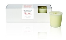 Stoneglow Botanics Collection Dahlia Votive Candles Pack of 3