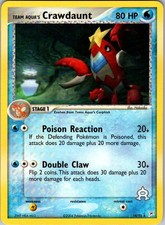 Team Aqua's Crawdaunt 14/95 Rare Team Magma vs Team Aqua Pokemon Lightly Played on eBay