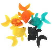 10 StüCk KüNstliche Kunststoff-Fisch-Ornamente, Fisch-Ornamente FüR Aquarien