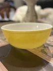 Vintage Pyrex 404 Yellow Primary Colors 4-Quart Mixing Bowl