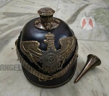 Deutscher Pickelhaube Helm Kaiserreich Preussenhelm Stachel Lederhelm Geschenk