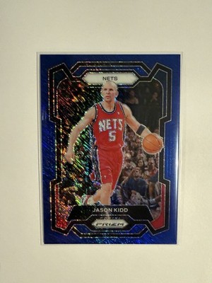 2023-24 Panini Prizm Jason Kidd Blue Shimmer FOTL 5/35 Jersey Number #194