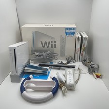 Nintendo Wii Console White RVL-001 Bundle with Wii Play Original Box