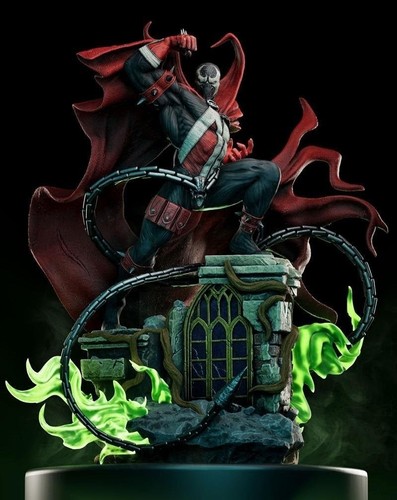 DIGITAL Spawn Diorama Rock STL file 3d READY TO PRINT AMAZING Dc