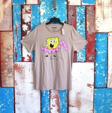 Unisex Old Navy SpongeBob SquarePants T-Shirt Short Sleeve LARGE Mineral NEW