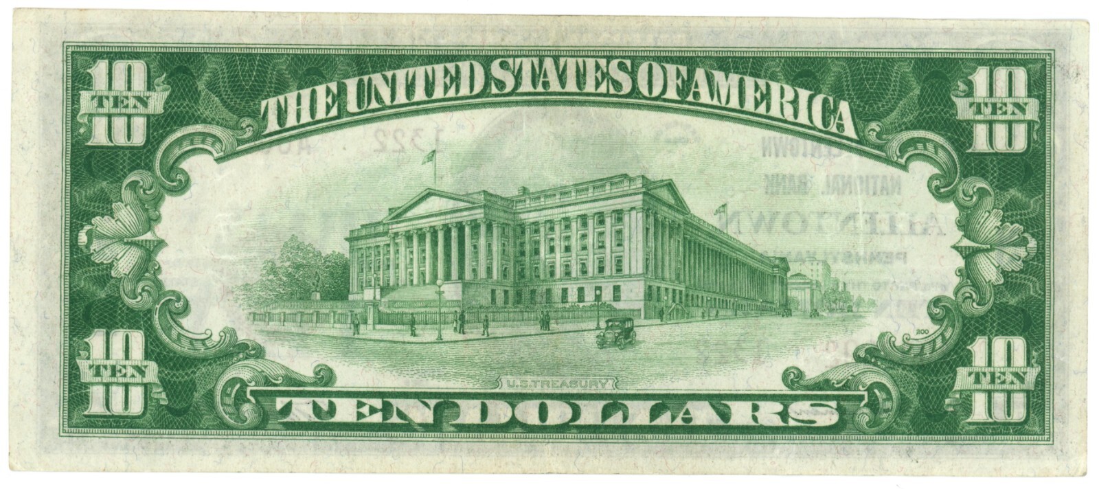 1929 Allentown National Bank Allentown PA 10 CH1322 (L2160) eBay