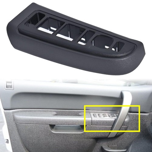 NEW Front Left Window Switch Bezel Gray Fit For 03-07 Chevy Silverado GMC Sierra - Foto 3 di 9