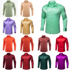 Novelty Mens Paisley Long Sleeves Shirt Teal Woven Slim Button Down Wedding Gift