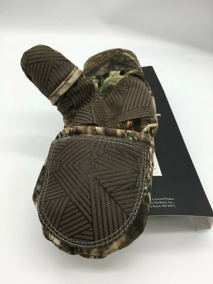 Mossy Oak Heat Retention Non-Slip Palm Pop-Top Magnetic Gloves Womens Medium NEW - Image 2 of 4