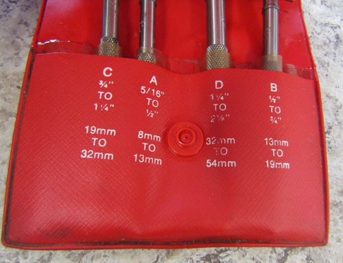 STARRETT TELESCOPING GAGES S579GZ -4- PCS SET IN BOX EDP 52616 - Picture 5 of 13