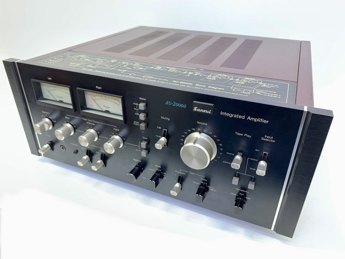 SANSUI AU 20000 Integrated Stereo Amplifier 2 X 170 WRMS SANSUI AU 20000 Integrated Stereo Amplifier 2 X 170 WRMS