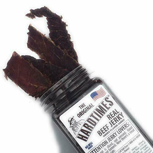 Hard Times 8oz Jar Original Real Beef Jerky Sliced Hand Trimmed Dry