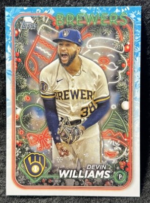2024 Topps Holiday - Devin Williams -  #H129 - Brewers