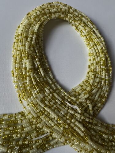 1 X Tie on African Waistbeads |Belly Chain waistbead 43”Multi With string T.