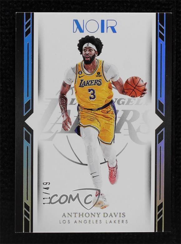 2022-23 Panini Noir Icon Edition Holo Silver 11/49 Anthony Davis #101