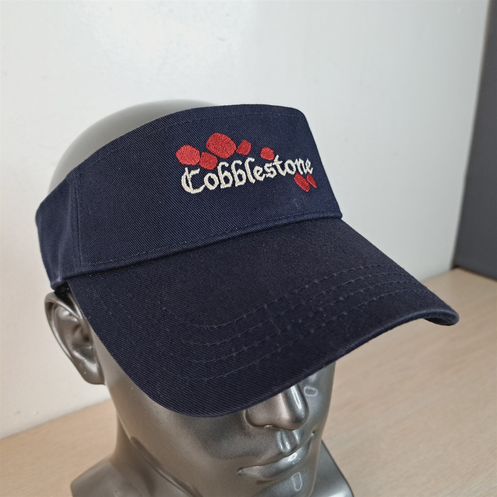 COBBLESTONE ADJUSTABLE STRAPBACK SUN VISOR/CAP, B… - image 2