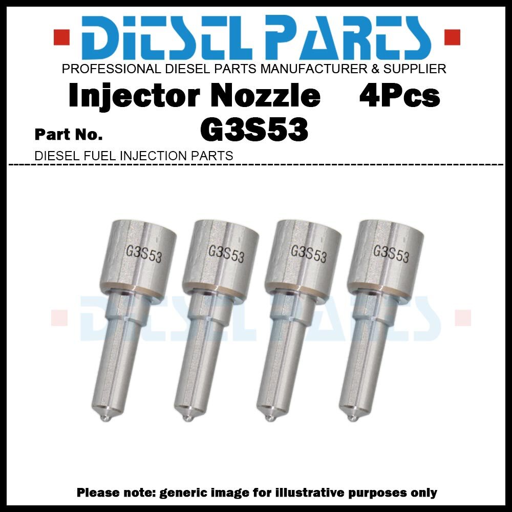 4x Fuel Injector Nozzle G3S53 for Foton Gaz Maz Cummins ISF 3.8