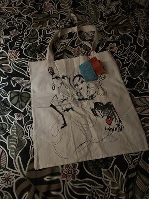 Lanvin x H&M Limited Edition Shopping Charity Tote Bag By Alber Elbaz 2010