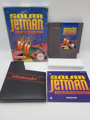 Solar Jetman Nintendo NES OVP + Anleitung *Blitzversand* NOE