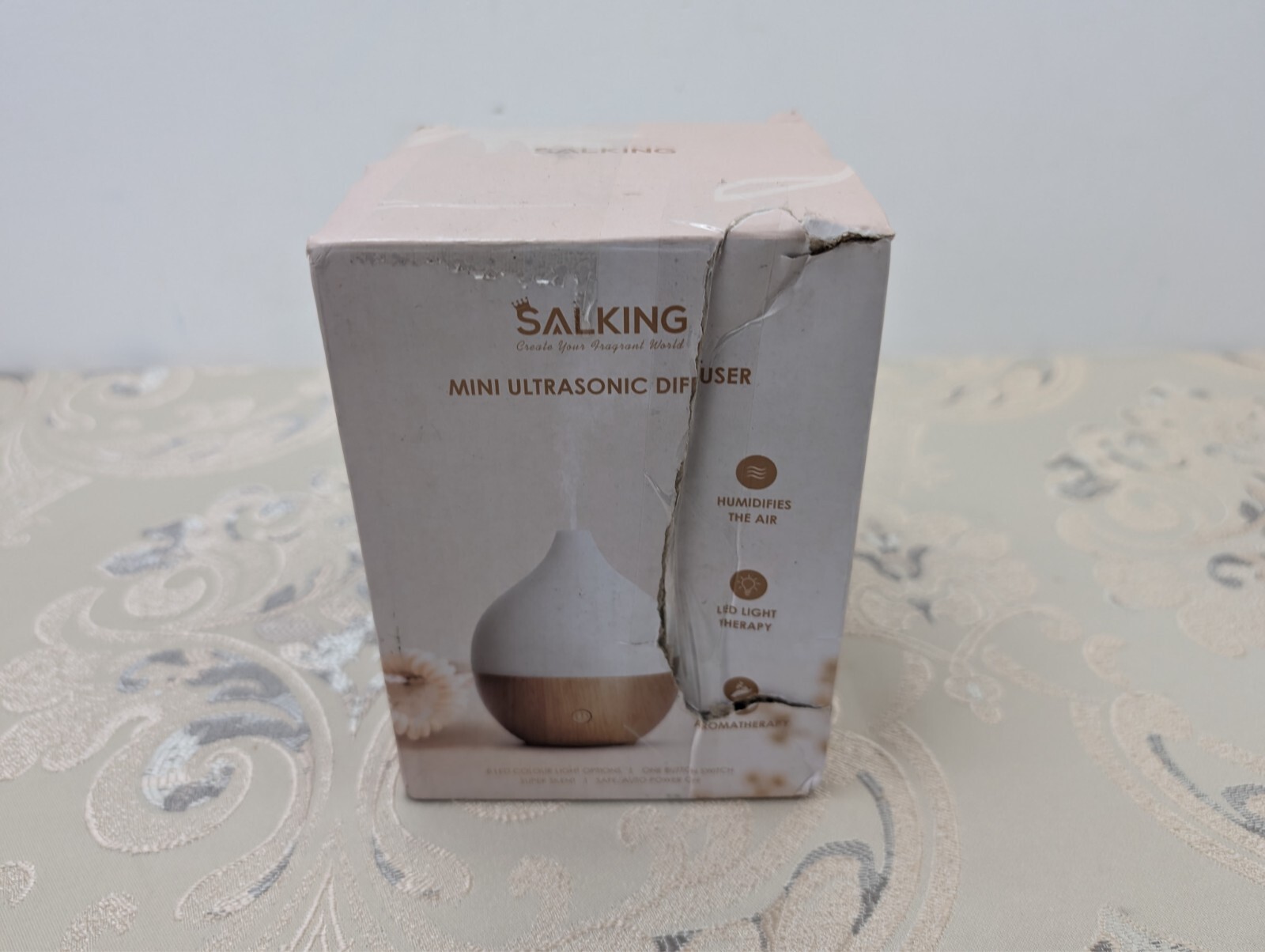 SALKING Essential Oil Diffuser, 100ml Small Aromatherapy Diffuser, Ultrasonic