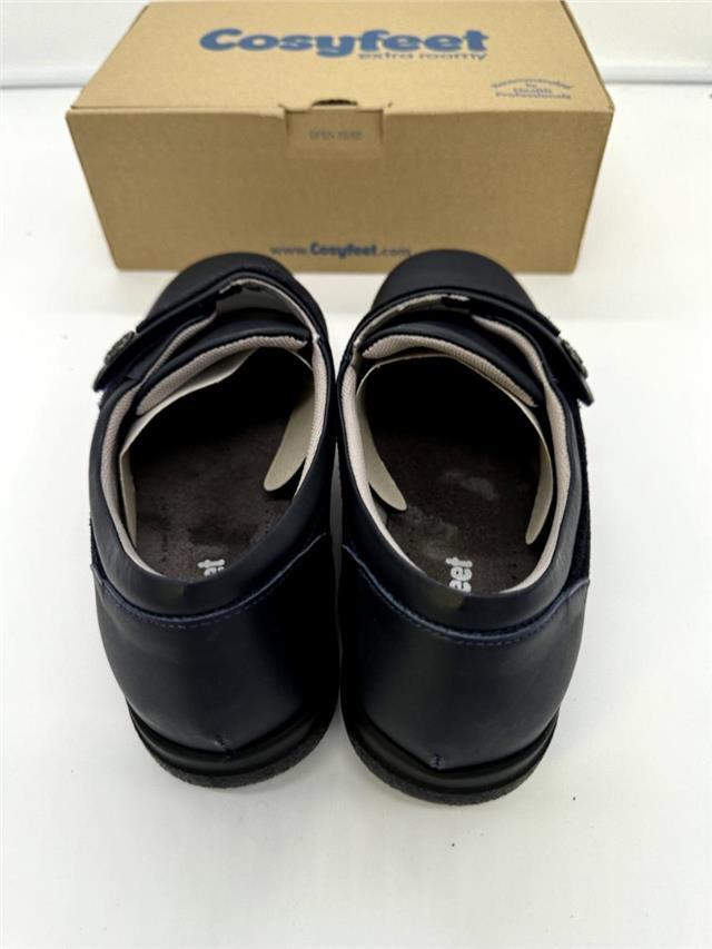 Cosyfeet Womens Casual Shoe Darcy Wide Fit 6E Width Navy UK Size 8