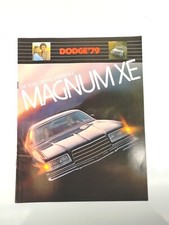 1979 Dodge Magnum XE Sales Brochure Catalog 8 pages