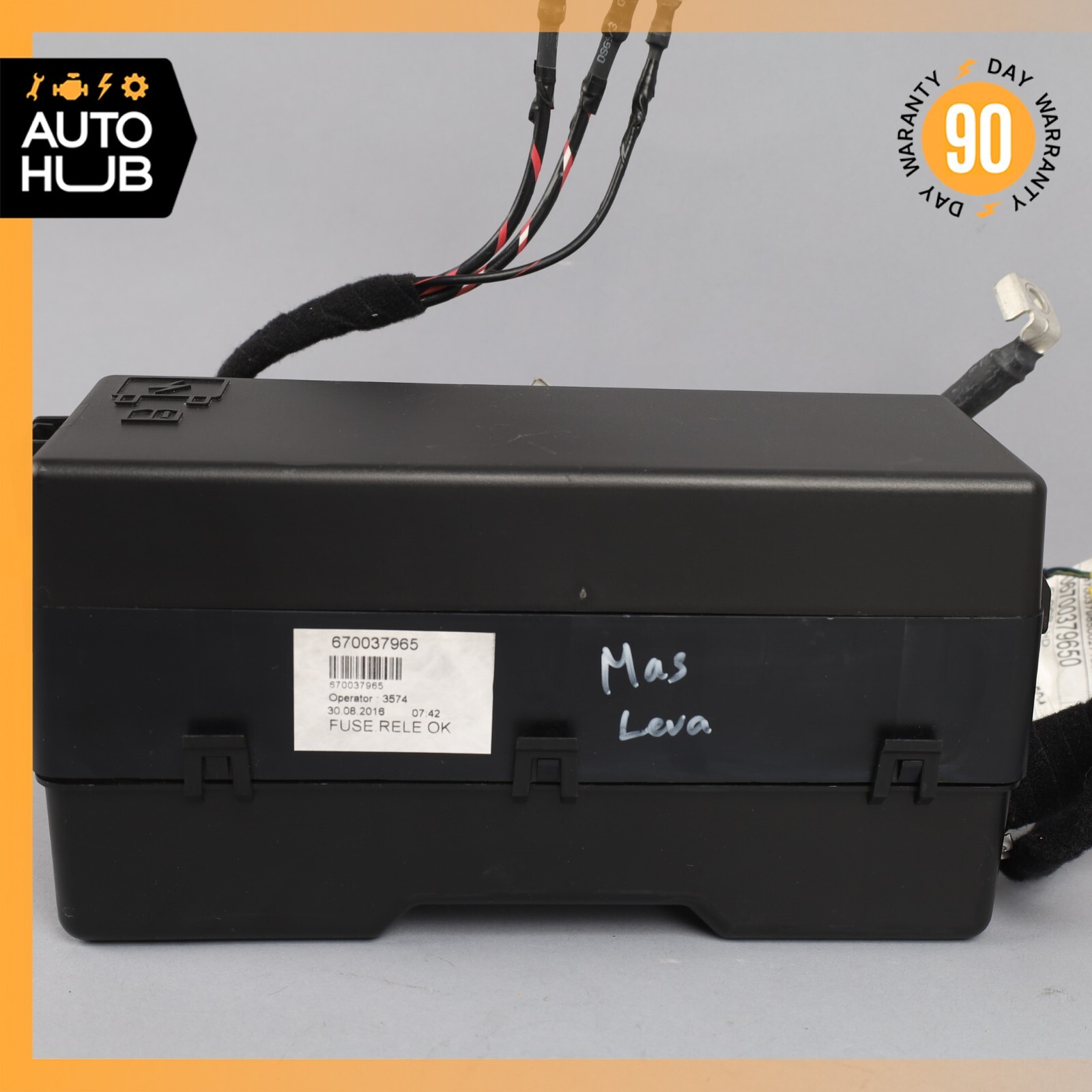 17-20 Maserati Levante M161 Rear Fuse Relay Box Junction Terminal OEM 44k