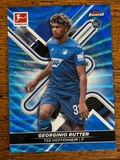 2021-22 Topps Finest Bundesliga Blue & Blue Wave Refractor Pick your Card