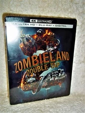 Zombieland Double Tap (4K/Blu-ray, 2023 STEELBOOK) zombie action Woody Harrelson