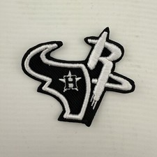 Houston Texans Rockets Astros Iron On Patch TX Football Basketball Baseball 2.5