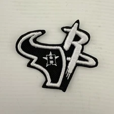 Houston Texans Rockets Astros Iron On Patch TX Football Basketball Baseball 2.5"