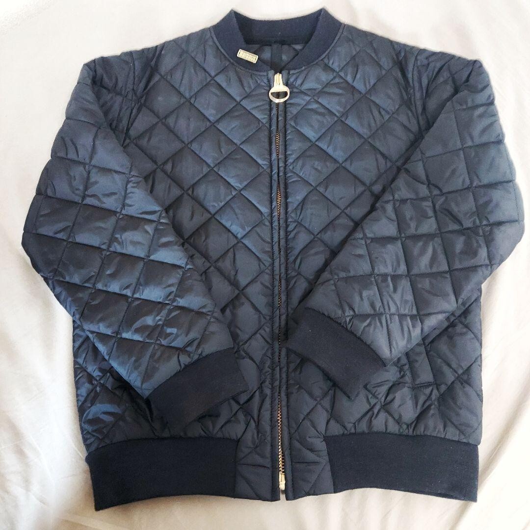 Barbour quilted bomber jacket Men's Size 40 Nylon Black Barbour quilted bomber jacket Men's Size 40 Nylon Black