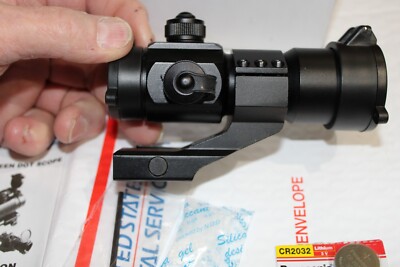 RED AND GREEN DOT RIFLE SCOPE MODEL RD30D 1x Magnification