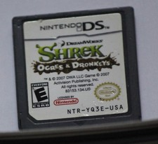 Shrek Ogres & Dronkeys Nintendo DS Cartridge Only Dreamworks