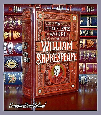 NEW Complete Works of William Shakespeare Leather Bound Sealed
