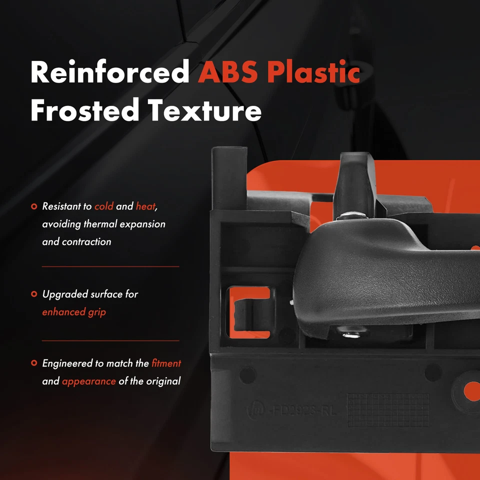 2x Rear Left & Right Side Texture Black Interior Door Handle for Ford Windstar Foto 4 de 4