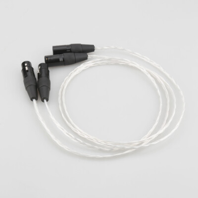 5N OCC Silver Plated Wire HIFI Audio Balanced XLR Cable for Dac Amp Interconnect