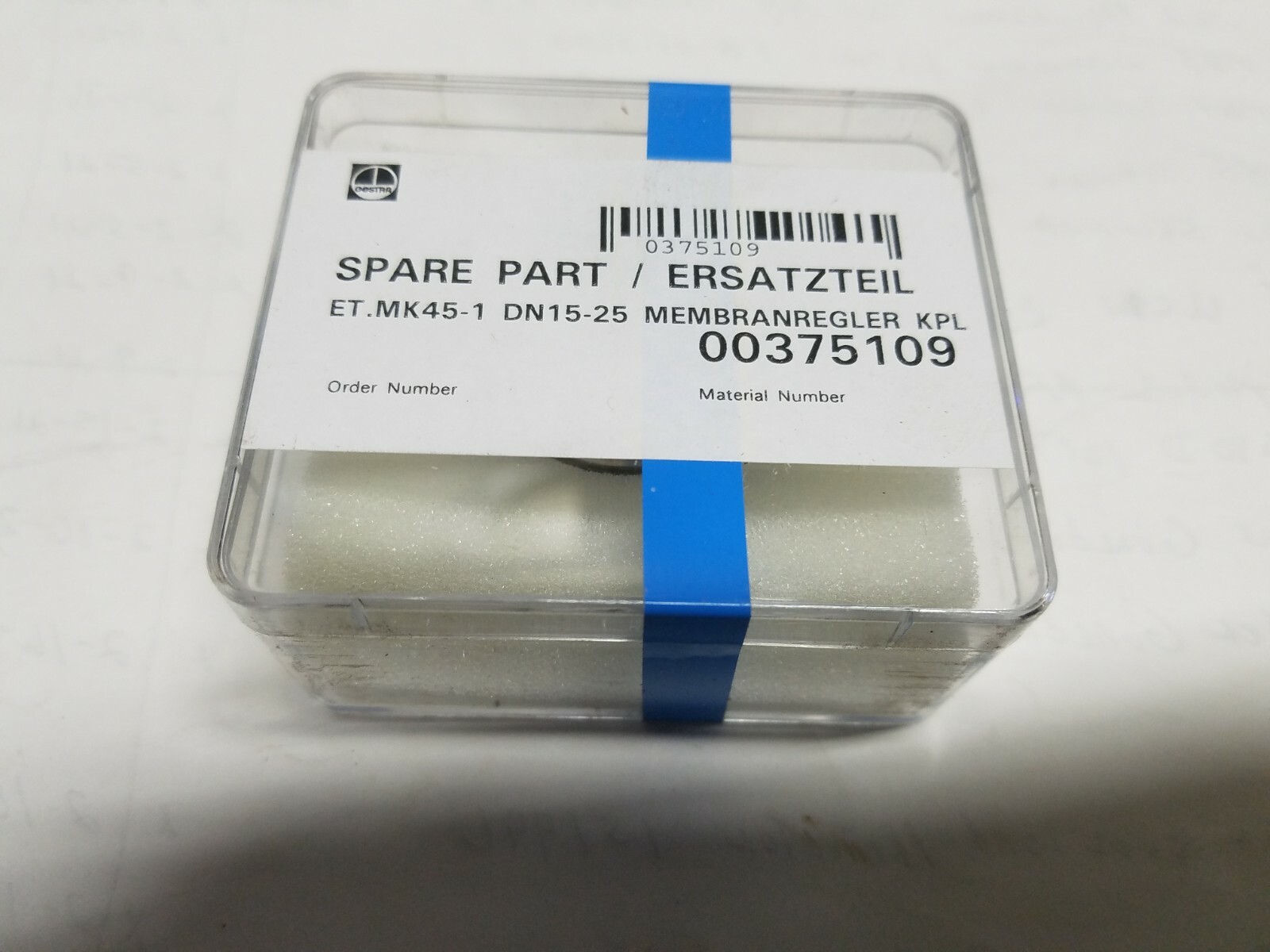 FLOWSERVE ET.MK45-1 DN15-25 MEMBRANREGLER SPARE PART MAT. NUM  