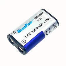 MaximalPower Battery for Nikon CR-V3 CoolPix 600 CoolPix 700 CoolPix 800