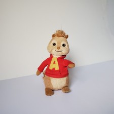 TY Beanie Babies Alvin & The Chipmunks 6" Plush Red Hoodie Stuffed Animal 2010