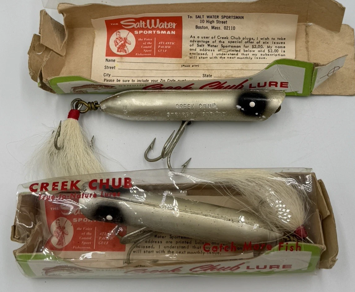 Creek Chub Striper Vintage Fishing Lures for sale | eBay