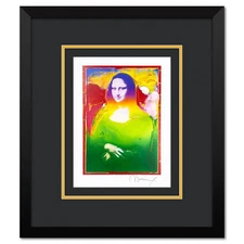 Peter Max "Mona Lisa II" Framed Limited Edition, Hand Signed