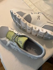 Men's On Brand light gray/light green  Shoes Cloud Running Sneakers NEW 12.5 USA