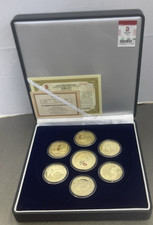 Beijing China, Medallion Set, Olympic Games 2008 in BE, Gold-plated (CJL006331)