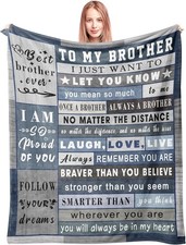 Gift Blanket - Brother Christmas Birthday Gif...