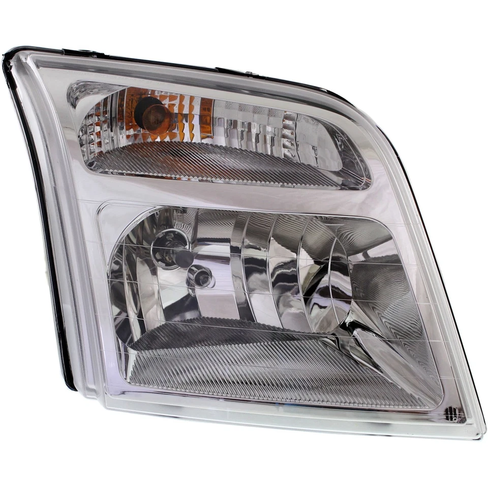 Left & Right Side Headlights For Ford Transit Connect 2010-2013 Halogen w/ Bulbs - Imagem 2 de 4