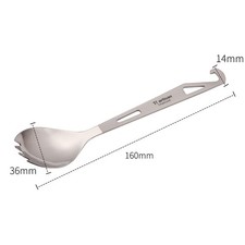 Brandneu Löffel Multifunktionell 1 Stück 13g / 0.5oz 2mm Dick Matt/Polnisch – Bild 9