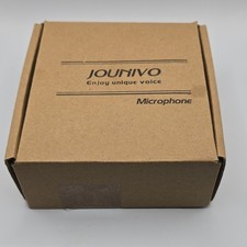 Jounivo JV-601 USB Gooseneck Desktop Microphone, Mute Button, Black